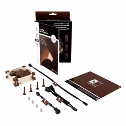 Noctua NF-A8 PWM computer cooling system Computer case Fan 8 cm Beige, Brown - Additional view 5