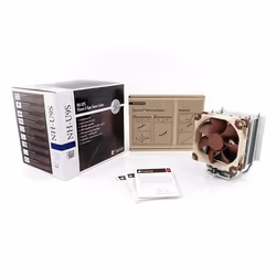 Noctua NH-U9S computer cooling system Processor Cooler 9.2 cm Brown, Metallic - Additional view 4