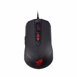 ASUS GX860, Right-hand, Laser, USB Type-A, 8200 DPI, Black