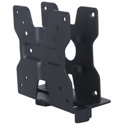 Mini CPU Holder/Thin Client Mount w/Pole clamp, Vesa Mount & Underdesk Fixings (Universal Mount for NUC Units up to 5Kgs