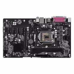 Asrock H81 PRO BTC R2.0, Intel, LGA 1150 (Socket H3), Intel® Celeron®, Intel® Pentium®, i3-4xxx, i5-4xxx, i7-4xxx, DDR3-SDRAM ...
