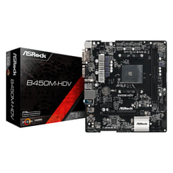 Asrock B450M-HDV AMD B450 Socket AM4 micro ATX
