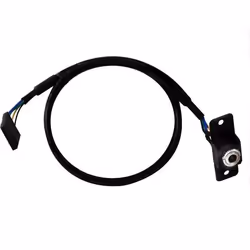 Asrock Rear Audio Cable, 3.5mm, Female, Male, Black