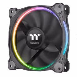 Thermaltake Riing 12 RGB, Fan, 12 cm, 500 RPM, 1400 RPM, Black