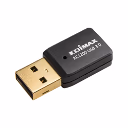 Edimax EW-7822UTC, Wireless, USB, WLAN, Wi-Fi 4 (802.11n), 867 Mbit/s, Black