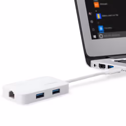 Edimax EU-4308 laptop dock/port replicator USB 3.2 Gen 1 (3.1 Gen 1) Type-C White - Additional view 5