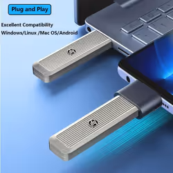 HP X911S USB 3.2  USB Flash Drive  Metal Pendrive UP TO 500MB/S for  PS4 / PS5 / Destops/MacBook - gold, 256GB