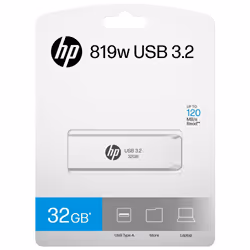 HP HPFD819W-A-32 USB flash drive 32 GB USB Type-A 3.2 Gen 2 (3.1 Gen 2) Silver - Additional view 6