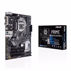 ASUS H310-PLUS R2.0, Intel, LGA 1151 (Socket H4), Intel® Celeron®, Intel® Core™ i3, Intel® Core™ i5, Intel® Core™ i7, Intel® ...