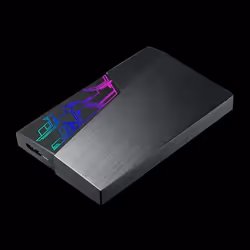 ASUS FX GAMING EHD-A2T external hard drive 2 TB 2.5" USB Type-A 2.0/3.2 Gen 1 (3.1 Gen 1) Black