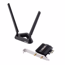 ASUS PCE-AX58BT, Internal, Wireless, PCI Express, WLAN / Bluetooth, 2402 Mbit/s, Black