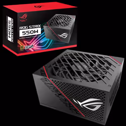 ASUS ROG-STRIX-550G, 550 W, 100 - 240 V, 20 A, 45 A, 20 A, 0.3 A