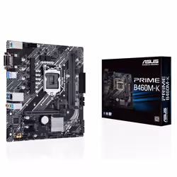 ASUS PRIME B460M-K, Intel, Intel® Celeron®, Intel® Core™ i3, Intel® Core™ i5, Intel® Core™ i7, Intel® Core™ i9, Intel® Pentiu ...
