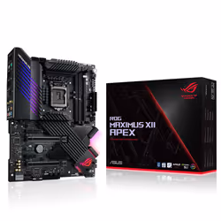 ASUS ROG MAXIMUS XII APEX, Intel, LGA 1200 (Socket H5), Intel® Celeron®, Intel® Core™ i3, Intel® Core™ i5, Intel® Core™ i7, I ...