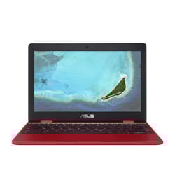 ASUS Chromebook C223NA-GJ0040 laptop Intel® Celeron® N3350 29.5 cm (11.6") HD 4 GB LPDDR4-SDRAM 32 GB eMMC Wi-Fi 5 (802.11ac) ChromeOS Red
