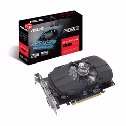 ASUS PH-550-2G, Radeon RX 550, 2 GB, GDDR5, 64 bit, 5120 x 2880 pixels, PCI Express 3.0