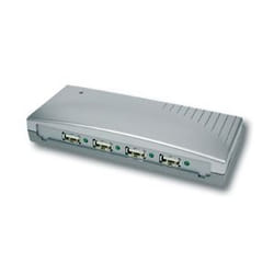 EXSYS EX-1163 interface hub 480 Mbit/s Silver