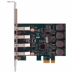 EXSYS 4-Port USB 3.2 Gen 1 PCIe card with self power, 3A (Renesas)