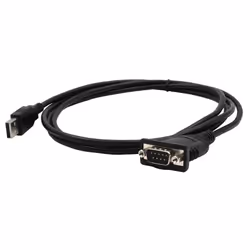 EXSYS EX-13001, Black, 1.8 m, USB Type-A, RS-232, Male, Male