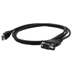 EXSYS EX-13001 serial cable Black 1.8 m USB Type-A RS-232