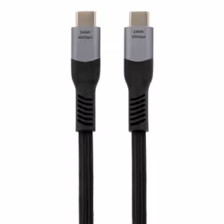 EXSYS EX-K1598-2.0, 2 m, USB C, USB C, USB4 Gen 3x2, 40 Gbit/s, Black, Grey