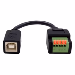 EXSYS EX-49130 USB cable USB 2.0 0.15 m USB B 5-pin terminal block Black