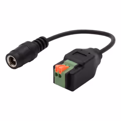 EXSYS EX-49141, 0.15 m, 5.5 x 2.1 mm, 2-pin terminal block