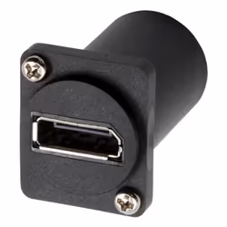 EXSYS EX-49151, Flat, Black, Female, Female, 0 - 55 °C, -40 - 75 °C