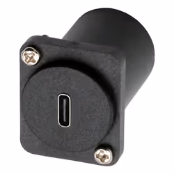 EXSYS EX-49158, Flat, Black, USB C, USB C, Female, Female