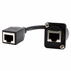 EXSYS EX-49160, 0.2 m, Cat5e, RJ-45, RJ-45, Black