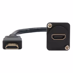 EXSYS EX-49162 video cable adapter 0.2 m HDMI Type A (Standard) HDMI Black