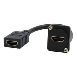 EXSYS EX-49163 video cable adapter 0.2 m HDMI Type A (Standard) HDMI Black