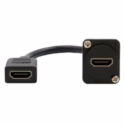 EXSYS EX-49163 video cable adapter 0.2 m HDMI Type A (Standard) HDMI Black