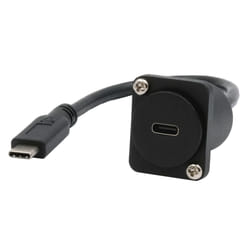 EXSYS EX-49166 USB cable USB 3.2 Gen 2 (3.1 Gen 2) 0.2 m USB C Black