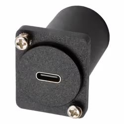 EXSYS EX-49171, Flat, Black, USB C, HDMI, Female, Female