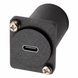 EXSYS EX-49172, Flat, Black, USB C, DisplayPort, Female, Female