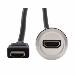 EXSYS EX-49180 video cable adapter 0.3 m HDMI Type A (Standard) HDMI Black, Silver