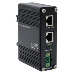 EXSYS PoE++ Gigabit Injector 60W, -40°C to +80°C