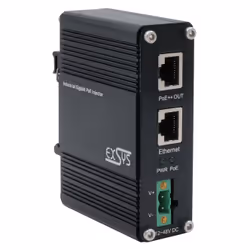 EXSYS PoE++ Gigabit Injector 90W, -40°C to +80°C, Gigabit Ethernet, 10,1000,100 Mbit/s, 10/100/1000, IEEE 802.3bt, IEEE 802.3 ...