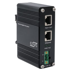 EXSYS PoE++ Gigabit Injector 90W, -40°C to +80°C