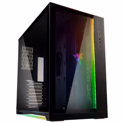 Lian Li PC-O11 Dynamic Designed by Razer, Tower, PC, Black, ATX, EATX, micro ATX, Aluminium, SPCC, Tempered glass, Multi