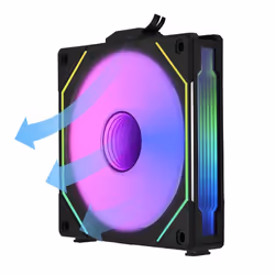 Lian Li UF-RSLIN120-1B computer cooling system Computer case Fan 12 cm Black 1 pc(s) - Additional view 5
