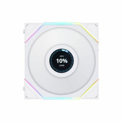 Lian Li 12TLLCD1W computer cooling system Computer case Fan 12 cm White 1 pc(s)