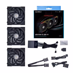 Lian Li UNI FAN TL, Fan, 12 cm, 200 RPM, 2300 RPM, Black