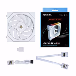 Lian Li 14RTL1W computer cooling system Computer case Fan 14 cm White 1 pc(s)