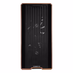 Lian Li Lancool LAN217X computer case Midi Tower Black, Wood
