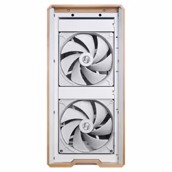 Lian Li Lancool LAN217W computer case Midi Tower White, Wood