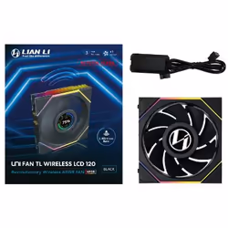 Lian Li Uni Fan TL120 LCD Reverse Blade Wireless Computer case 12 cm Black 1 pc(s) - Additional view 4