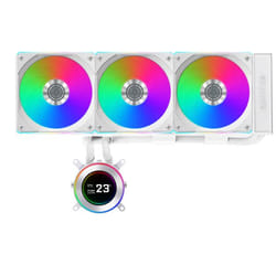 Lian Li GA II Hydroshift II LCD-C 360CL Processor All-in-one liquid cooler 12 cm White 1 pc(s)