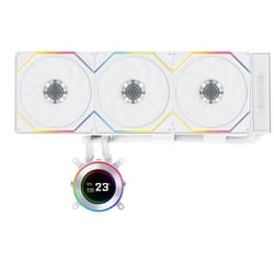 Lian Li GA II Hydroshift II LCD-C 360TL Computer case All-in-one liquid cooler 12 cm White 1 pc(s)